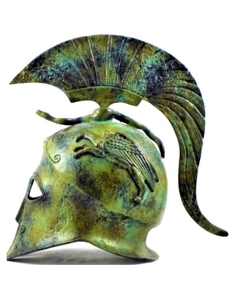 Casque de la déesse Athéna aux griffons Casque de la déesse Athéna aux griffons