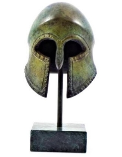 Casque corinthien antique en bronze