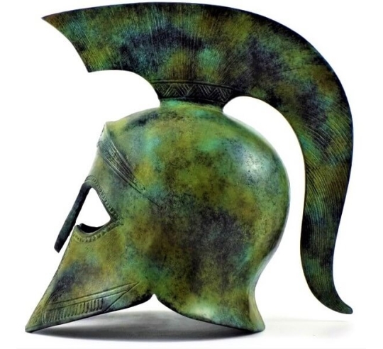 Gran Yelmo Corintio en bronce