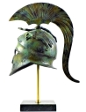 Helmet of the goddess Athena with griffins