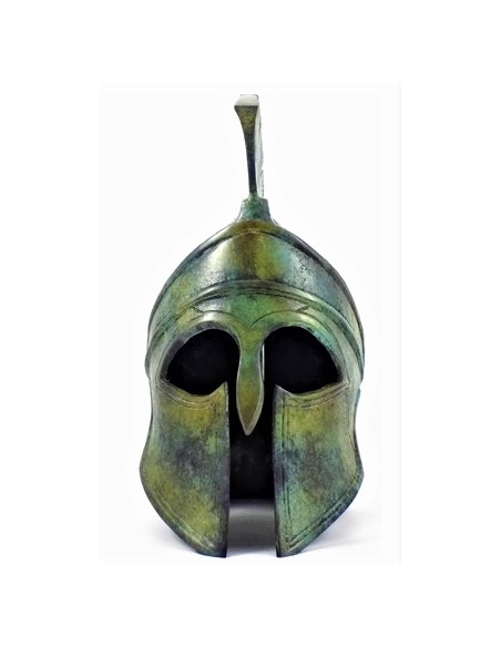 Casque spartiate en bronze Casque spartiate en bronze