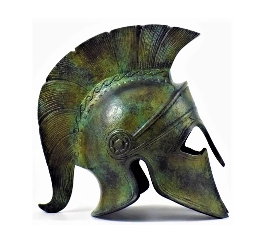 Yelmo espartano en bronce