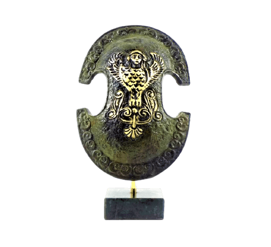 Bouclier béotien en bronze (avec Harpie)