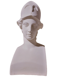 Bust of Miverna with helmet, also called Athena