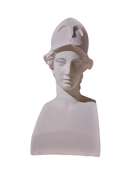 Busto de Miverna con casco, también llamada Atenea