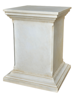 Grande socle carré style classique