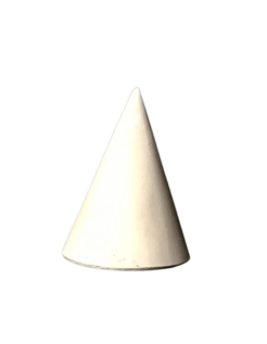 Cono escultura geométrica en 3D