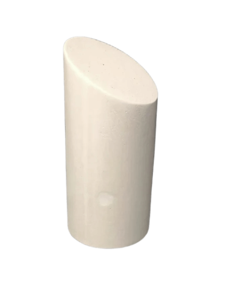 Cylindre tronqué sculpture géométrique 3D