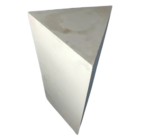 Prisme grand modèle sculpture géométrique 3D
