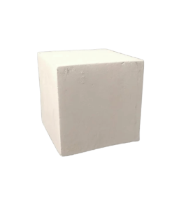 Cubo escultura geométrica 3D