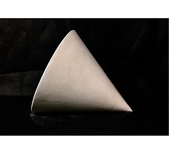 3D geometric sculpture cone