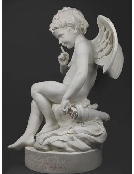 L'Amour au silence ou l'Amour menaçant d'après Étienne Maurice Falconet