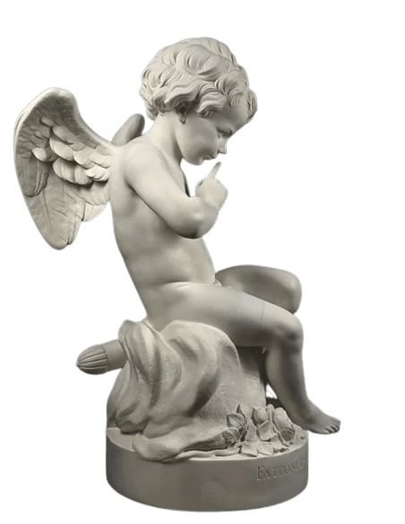 L'Amour au silence ou l'Amour menaçant d'après Étienne Maurice Falconet