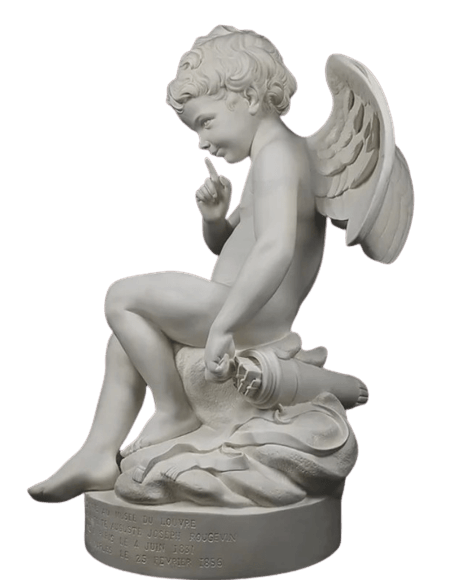 L'Amour au silence ou l'Amour menaçant d'après Étienne Maurice Falconet