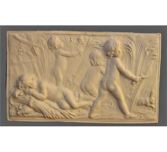 Bas relief l'été, Fontaine des quatre saisons...