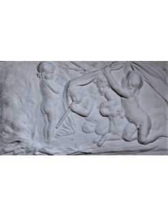 Bas relief l'hiver, Fontaine des quatre saisons d'après...