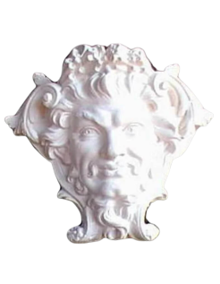 Mascaron of faun in Louis XVI style