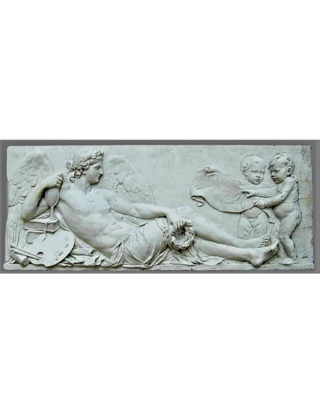 Bas relief Allegorie des Arts d'après Felix Lecomte Chateau de La Roche Guyon