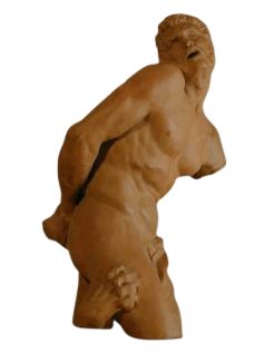 Statue of Milon of Crotone by Pierre Puget.