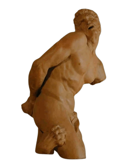 Estatua de Milon de Crotone por Pierre Puget.