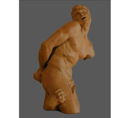 Estatua de Milon de Crotone por Pierre Puget.