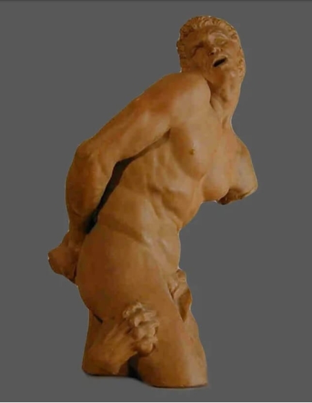 Estatua de Milon de Crotone por Pierre Puget.