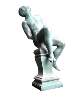 Estatua del esclavo encadenado del Monumento de Livorno...