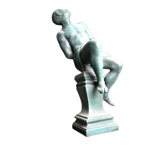 Statue esclave enchainé du Monument de Livourne Un des quatre maures d'après Pietro Tacca