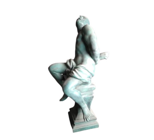 Statue esclave enchainé du Monument de Livourne...