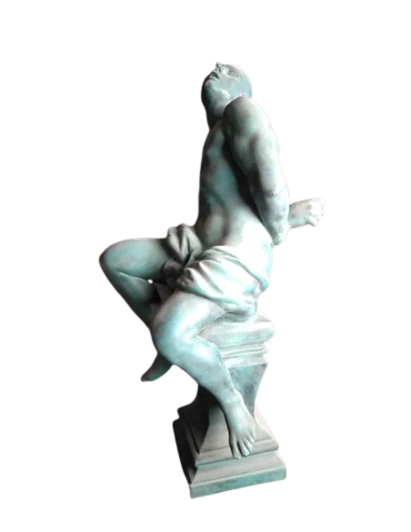 Statue esclave enchainé du Monument de Livourne Un des quatre maures d'après Pietro Tacca