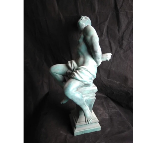 Statue esclave enchainé du Monument de Livourne...