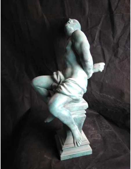 Statue esclave enchainé du Monument de Livourne Un des quatre maures d'après Pietro Tacca