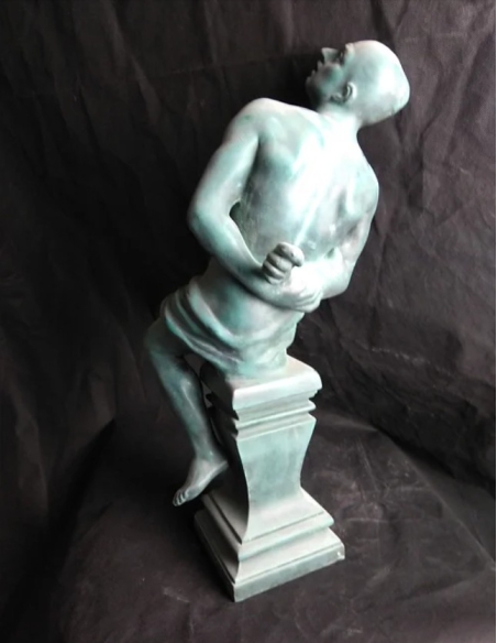 Statue esclave enchainé du Monument de Livourne Un des quatre maures d'après Pietro Tacca