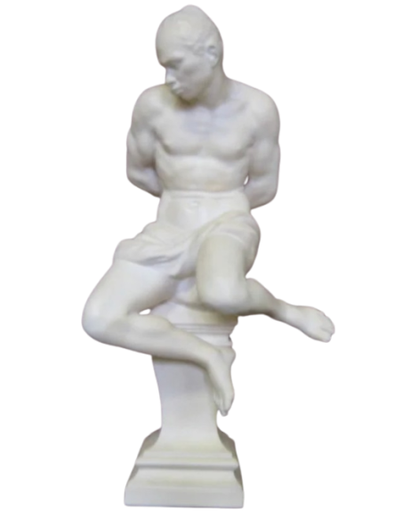 Statue esclave enchainé du Monument de Livourne Un des quatre maures d'après Pietro Tacca