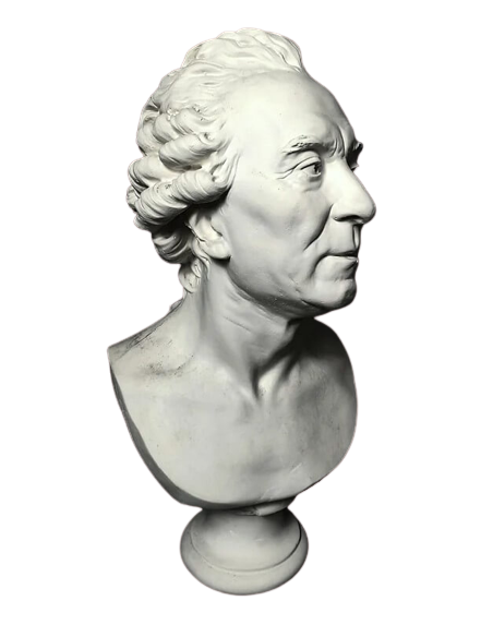 Bust of the Count of Buffon by Jean-Antoine Houdon.