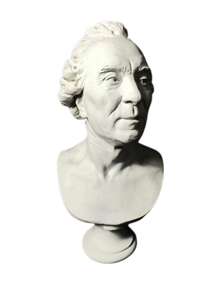 Bust of the Count of Buffon by Jean-Antoine Houdon.