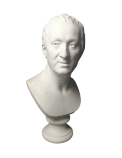 Busto de Denis Diderot según Jean-Antoine Houdon.
