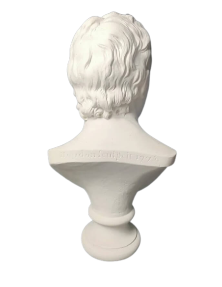 Bust of Denis Diderot by Jean-Antoine Houdon.