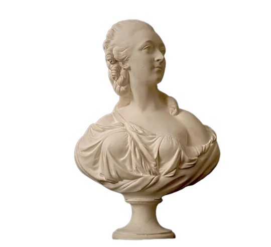 Bust of Madame Du Barry by Augustin Pajou.