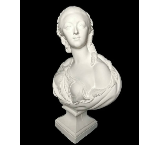Bust of Madame Du Barry by Augustin Pajou.