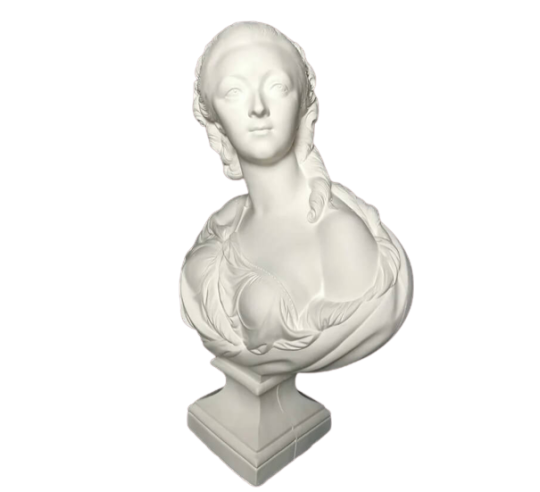 Bust of Madame Du Barry by Augustin Pajou.