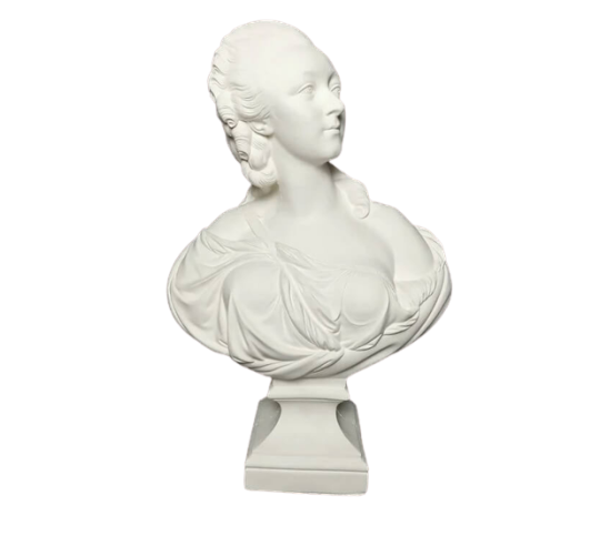 Bust of Madame Du Barry by Augustin Pajou.