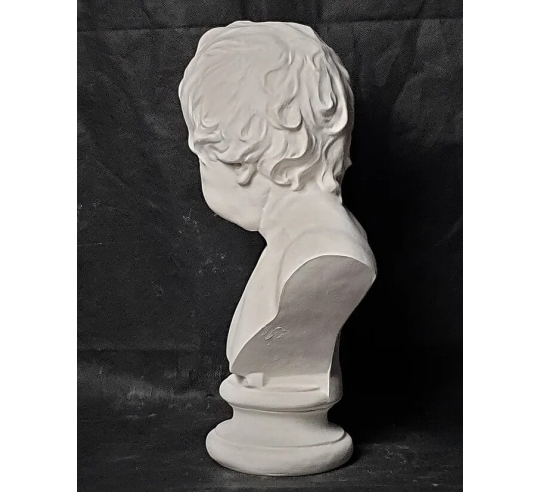 Busto de niño según François Duquesnoy,...