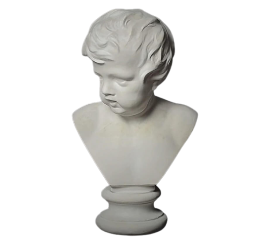 Bust of a young child by François Duquesnoy, known as the Fleming.