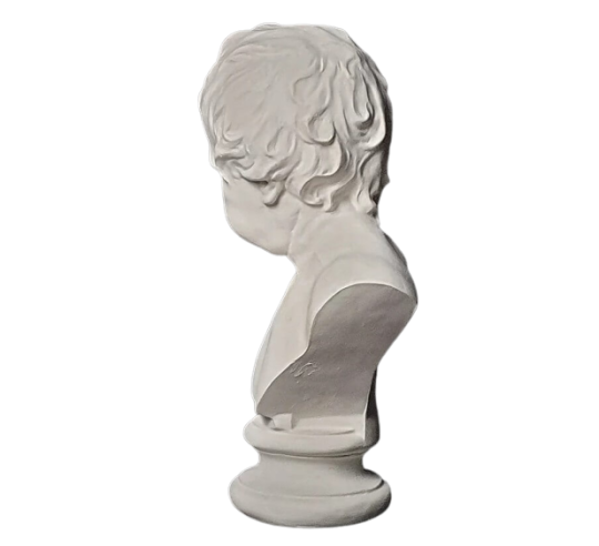Busto de niño según François Duquesnoy,...