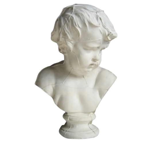 Bust of a young child after François Duquesnoy, known as the Fleming.