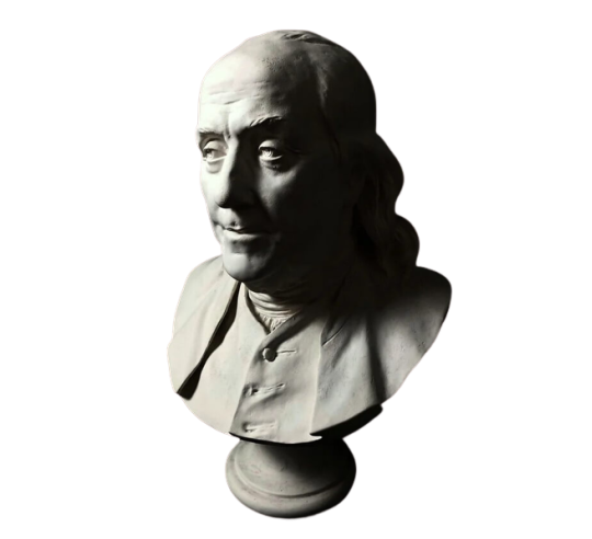 Busto de Benjamin Franklin según Jean-Antoine...
