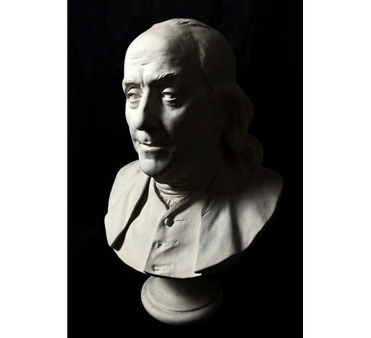Busto de Benjamin Franklin según Jean-Antoine...