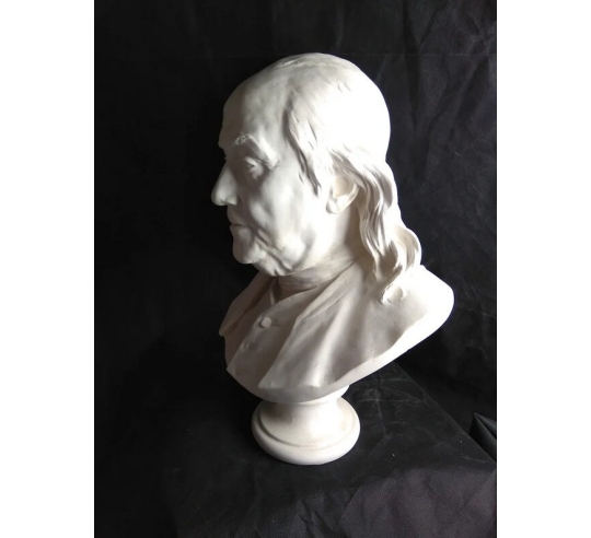 Busto de Benjamin Franklin según Jean-Antoine...