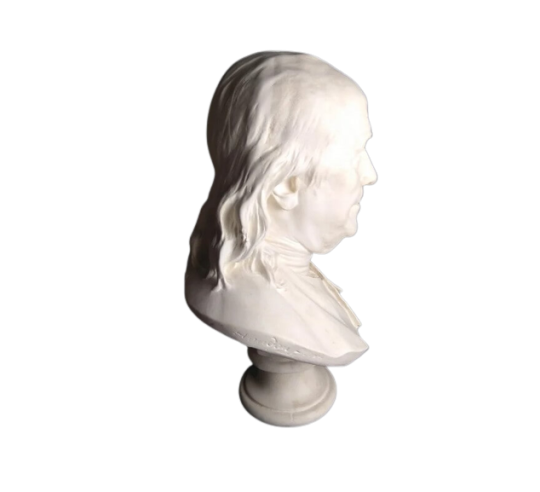 Busto de Benjamin Franklin según Jean-Antoine...